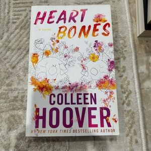 'Heart Bones' Novel - White and Pink Cover